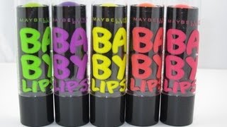 Newmaybelline Baby Lips Electro Collection Summer 2013
