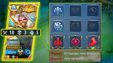 OP DAMAGE!! 🔥NEW META BUILD!! HANABI BEST BUILD 2023 🔥 | MOBILE LEGENDS