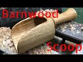 Making a wooden scoop on the lathe