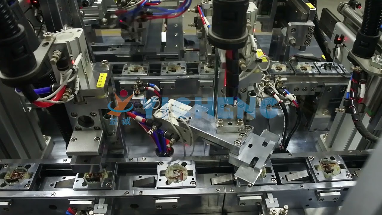 Cover Assembly Machine Motor end cover automatic assembly machine - YouTube