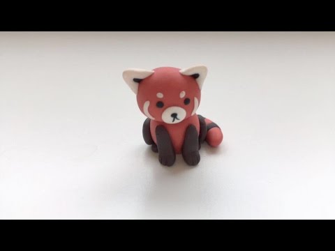 Red Panda | Polymer Clay Tutorial (Collab w/ Jana's Quick Crafts) - YouTube