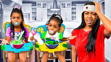 The BIG Baby 🍼 : Siblings turn into BIG babies for 24 hours EP 1 | LAIYAFACE