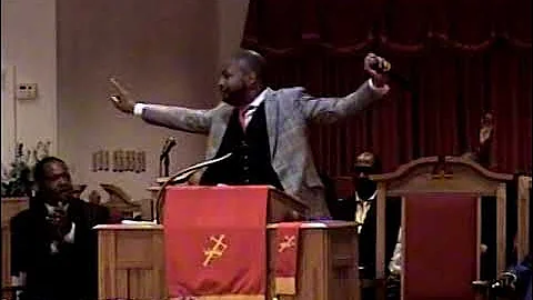 Pastor Christopher Wimberly preaching "The Tears o...