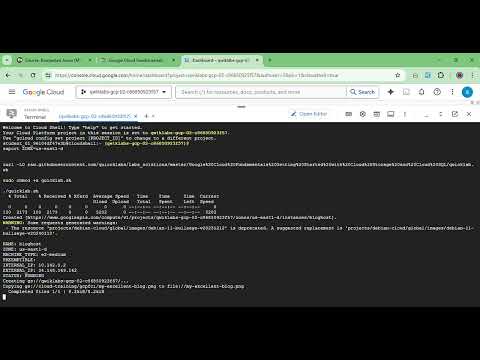 Google Cloud Fundamentals  Getting Started with Cloud Storage and Cloud SQL
