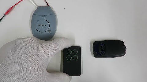 Nice Flor S Rolling Code Cloning Procedure