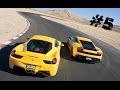 У кого пукан круче #5. Lamborghini Gallardo vs. Ferrari Italia 458.