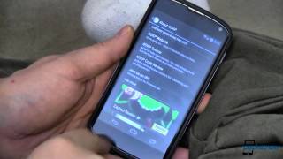 Walk-through of AOKP Jelly Bean Running on the Nexus 4