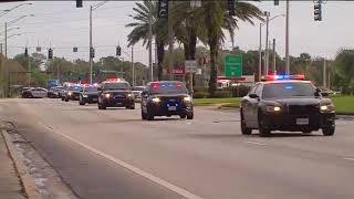 Fallen FHP trooper escorted to Sarasota