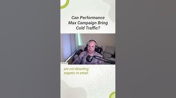 Can Performance Max Campaign Bring Cold Traffic? #googleads #performancemax #paidtraffic #ppc