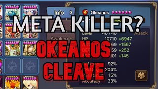 SUMMONERS WAR / CONFUSING OPPONENTS WITH THIS CLEAVE - RAGE OKEANOS FTW! - RUNES SHOWCASED