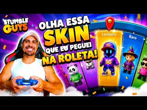 OLHA ESSA SKIN QUE EU PEGUEI NA ROLETA
