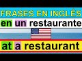 APRENDE INGLÉS BÁSICO Frases en Inglés para usar en RESTAURANTE Vocabulario en Inglés para CAMAREROS