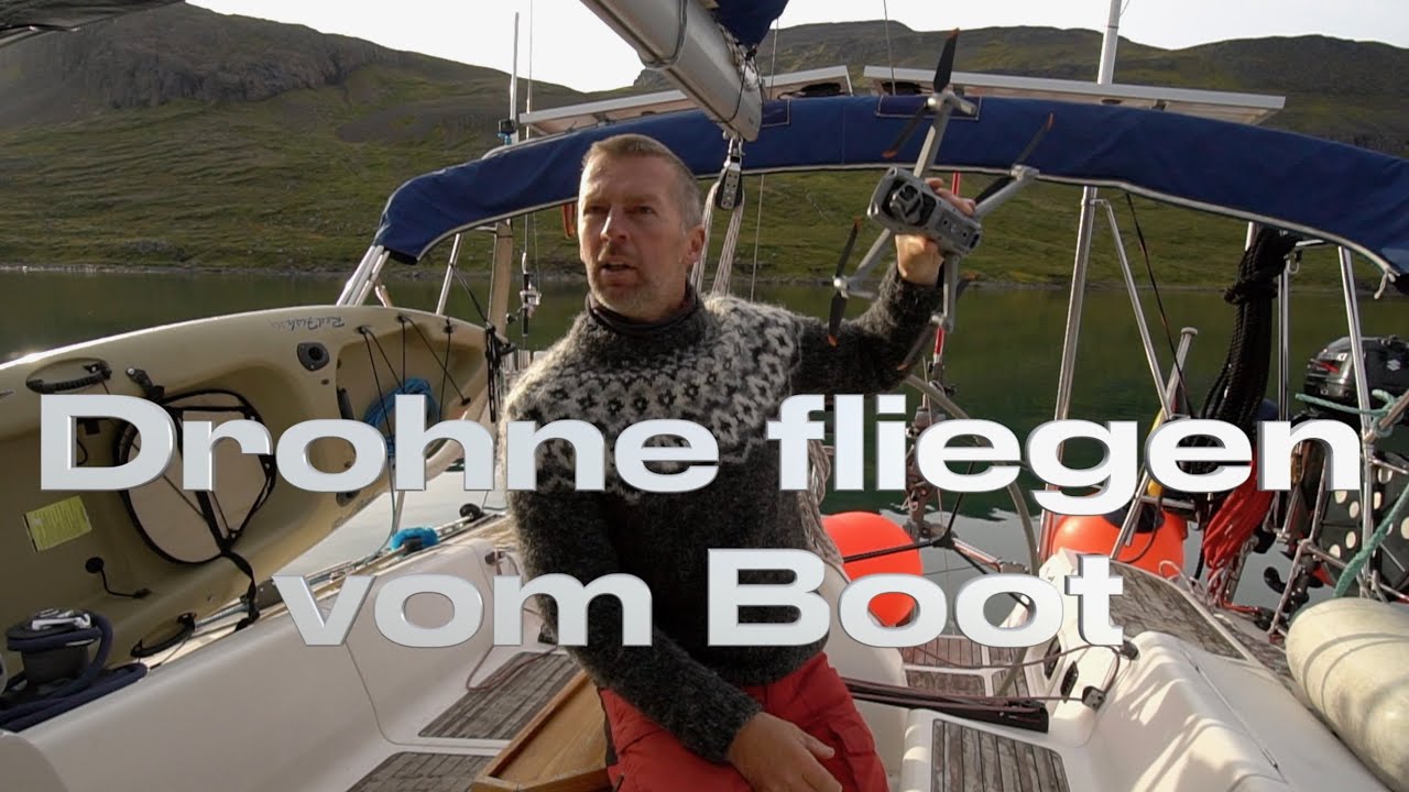 DJI Mavic Air 2s Drohne fliegen vom Boot #125 @XTripSailing Einhand Segeln