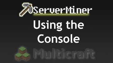 Accessing and using your server console with Multicraft