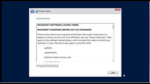 How to install Windows Server 2012 R2 OS with GUI