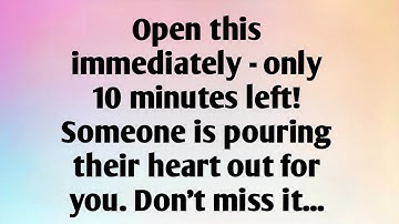 OPEN THIS IMMEDIATELY - ONLY 10 MINUTES LEFT!