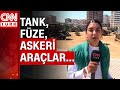 2. Karabağ Savaşı’nın ardından tank, füze ve askeri araçlar şehrin ortasında...