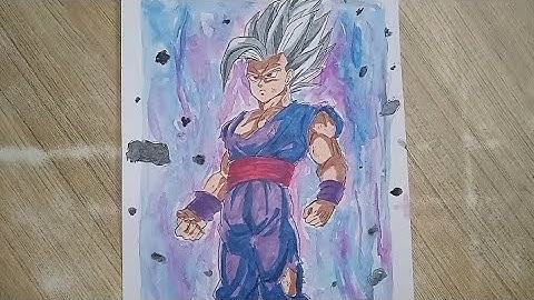 How to draw Gohan Beast | Dragon ball super hero movie | Step by step tutorial