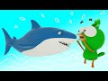 Shark song nursery rhymes for kids  simple moves baby song