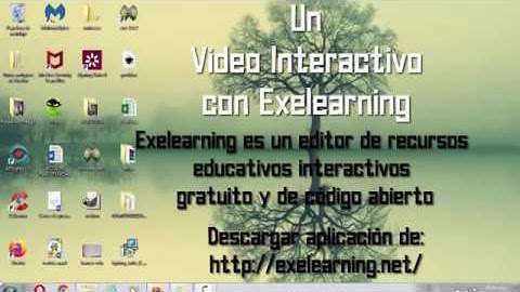 Hacer un video interactivo con exelearning