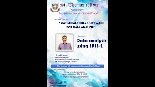 Statistical Analysis using SPSS - 1