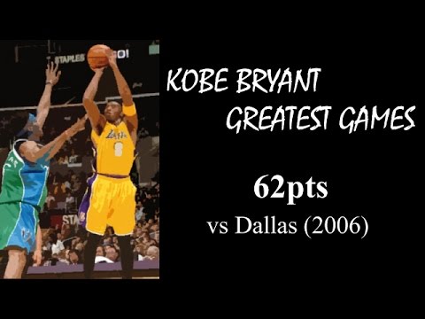 Kobe Bryant greatest games: 62pts in 3 quarters vs...