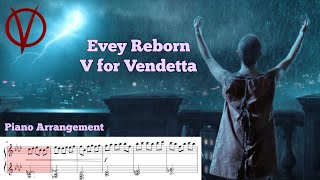 Evey Reborn - V for Vendetta (piano sheet music)