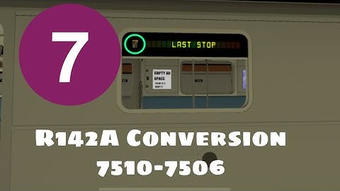 R142A 7 Converted 7510-7506 IRT Via The D Line | MTA ROBLOX