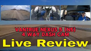 VanTrue N5 4 Camera Front + Rear Dash Camera Review by Life Wild Open ® 63 views 1 month ago 5 minutes, 5 seconds