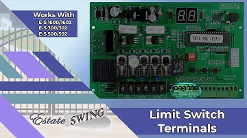 How To Operate Limit Terminal on Estate Swing ES 3050 Control Board