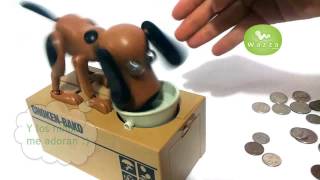 קופת חיסכון - כלב רובוטי אוכל מטבעות
