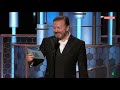 Ricky gervais  golden globes 2020 uncensored