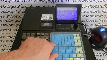 Tab Function Casio SR-C550 / SRC550 / SR-C4500 / SRC4500 Cash Register Demonstration & Explainer