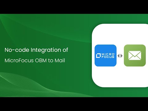 How to Connect Micro Focus OpsBridge & Mail?