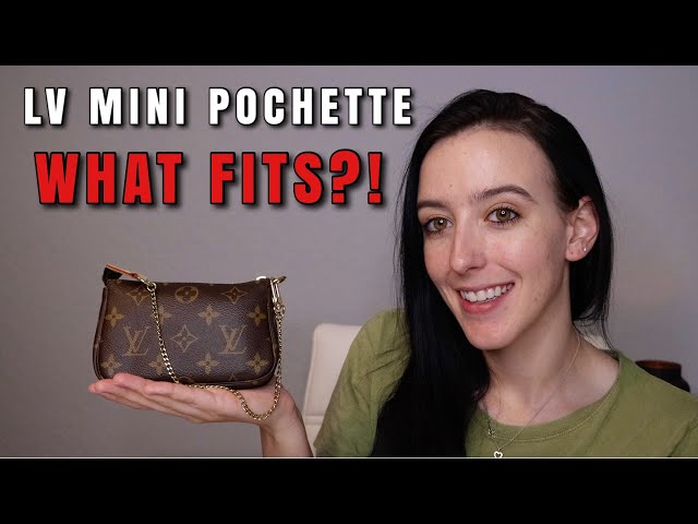 Louis Vuitton Mini Pochette // What Fits Inside?