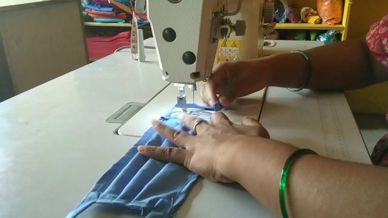 Stiching Mask easy mask stiching. - YouTube