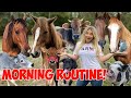Last Morning Routine Before having THE BARN! | 40+ PETS