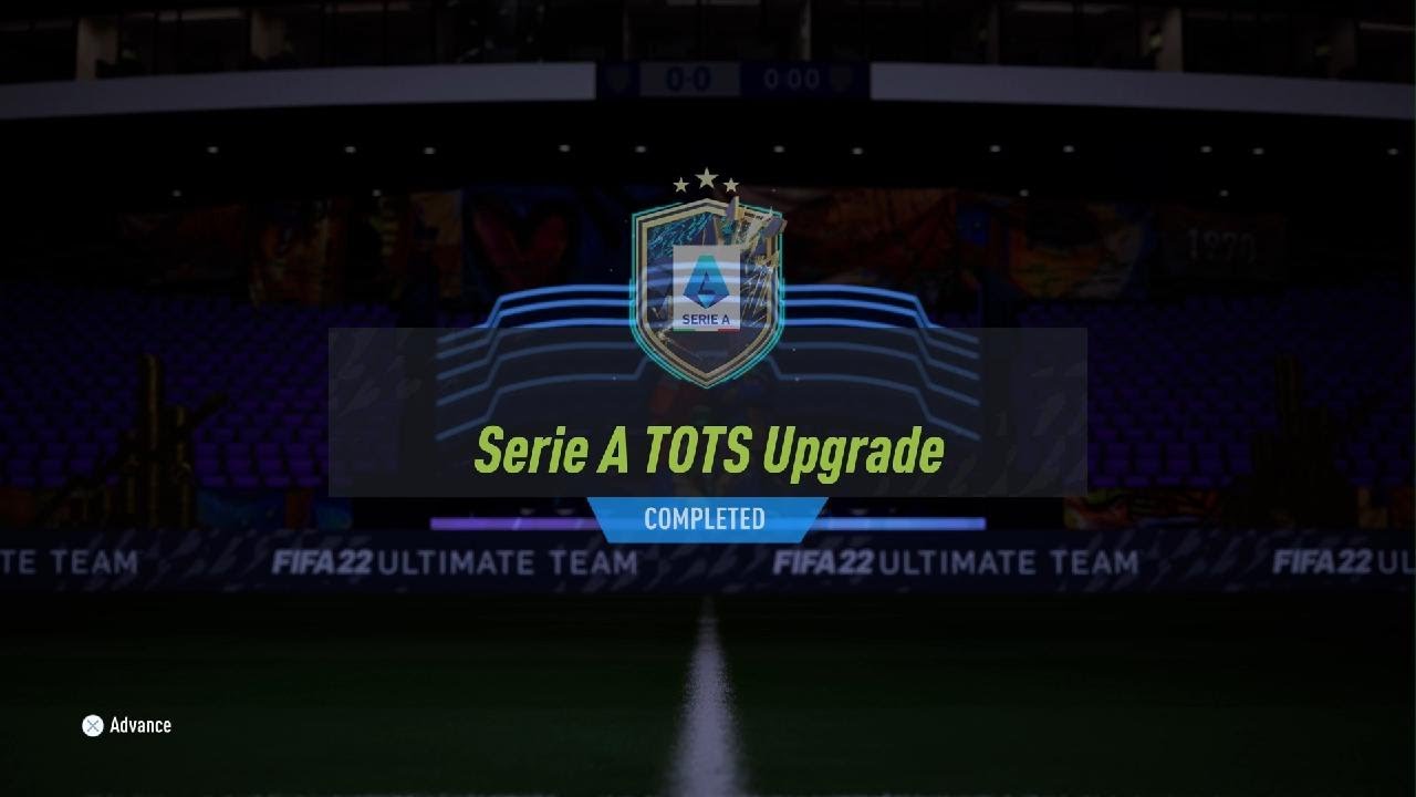Guaranteed Serie A TOTS Upgrade FIFA 22