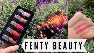 Fenty Beauty Mini Gloss Bomb Set Review + Try On