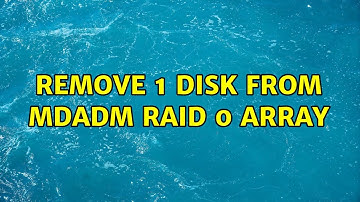 Remove 1 disk from mdadm RAID 0 array