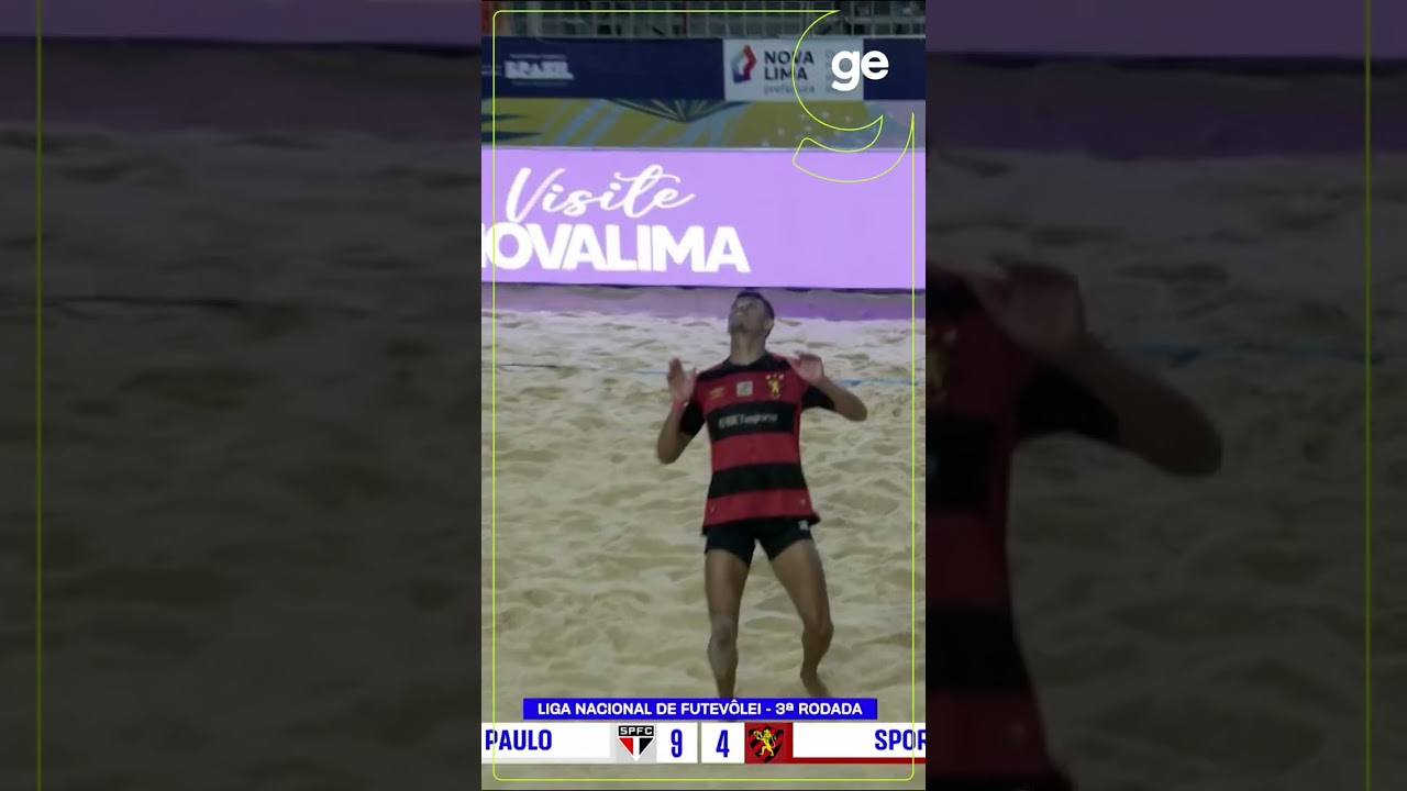 DUPLA DO SPORT FAZ JOGADAÇA E PONTUA CONTRA O SÃO PAULO | #shorts | ge.globo