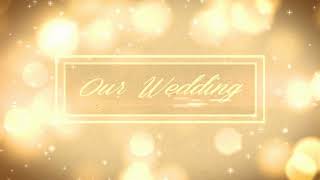 Glowing Wedding Banner | Video Effects