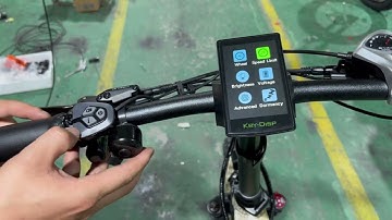 KEY-DISP KD718 colorful display: How to change the speed limit