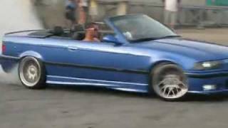 BMW M3 E36 Cabrio burnout