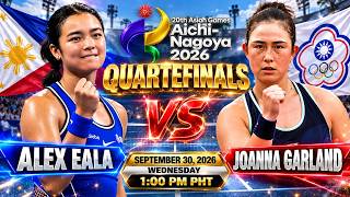 🔴LIVE! ALEX EALA VS JOANNA GARLAND •󠁏 QUARTERFINALS •󠁏 2026 ASIAN Games Commentary & Watchalong screenshot 3