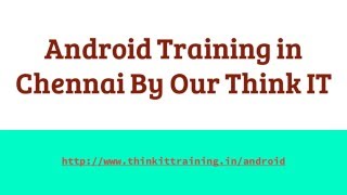 Learn to Create Android Apps | Android training