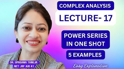 Complex Analysis: Power Series 🔹 Step-by-Step Concept + Tricks | B.Sc / M.Sc / NET / IIT JAM