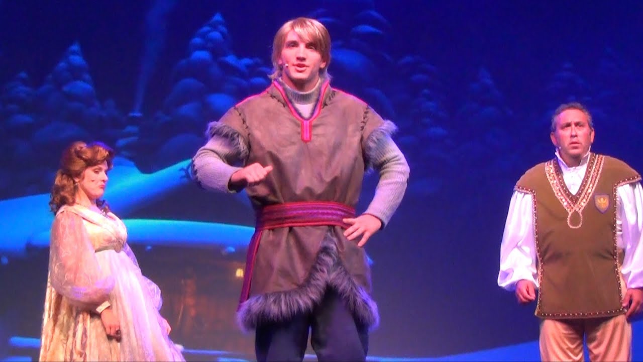 Kristoff From Disneys FROZEN First Live Appearance At Disney Frozen