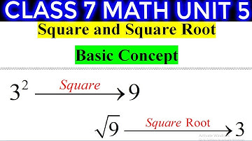 Square And Square Roots Class 7 Unit 5 EX 5.1 ||  Sir Naimat Ullah