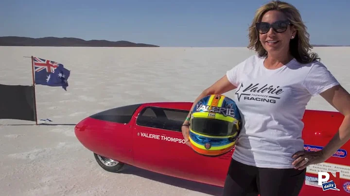 Valerie Thompson Survives A Crash At Over 300 MPH